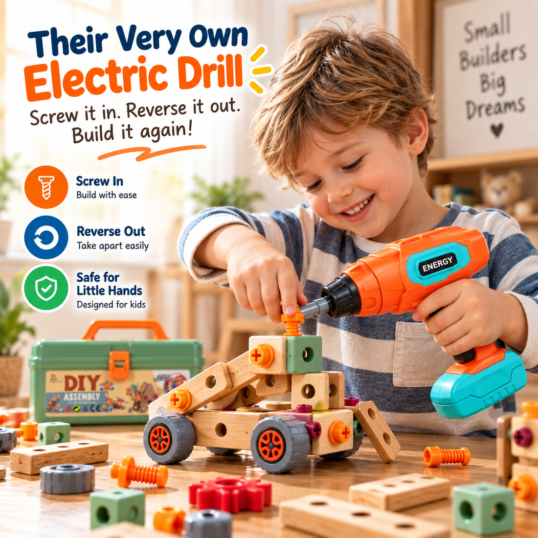 Little Builder — 144-Piece Tool Set