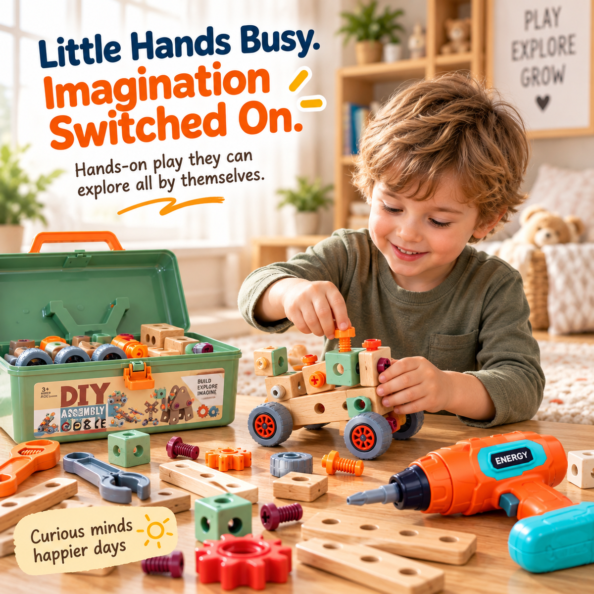 Little Builder — 144-Piece Tool Set