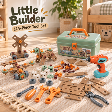 Little Builder — 144-Piece Tool Set